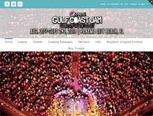 Tablet Screenshot of gulfcoastjam.com
